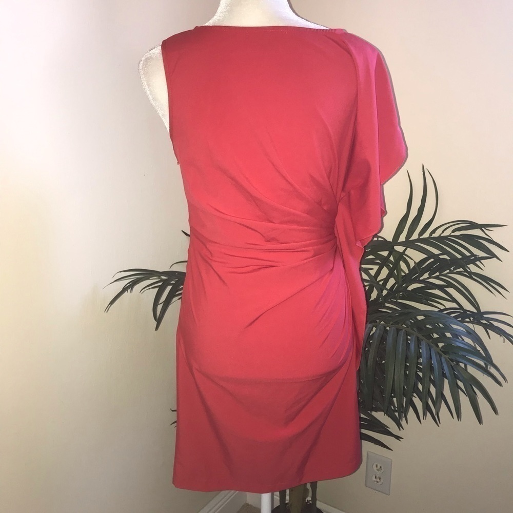 Ya Los Angeles Surplice Poly Dress - Picture 6 of 6